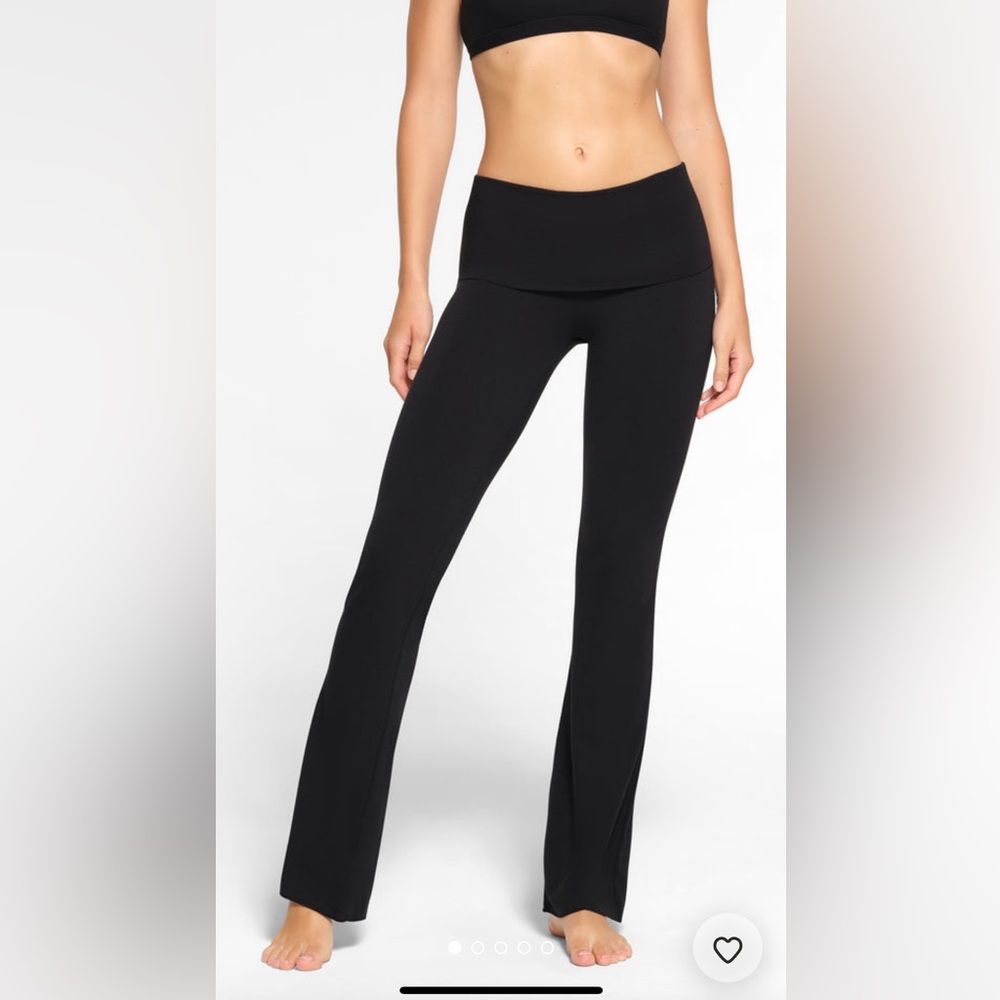 Skims Ribbed Foldover Pant